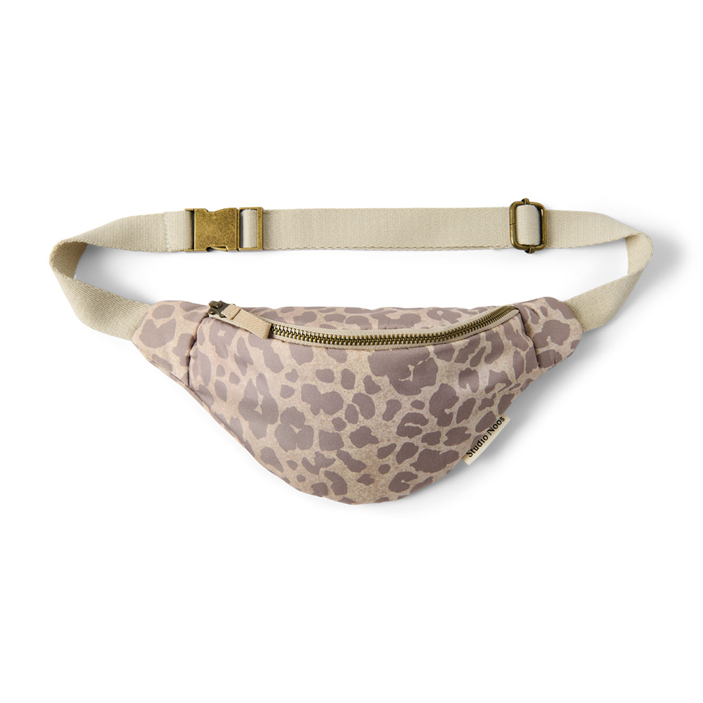Sac banane Studio Noos Mini pour enfants « Puffy » léopard beige