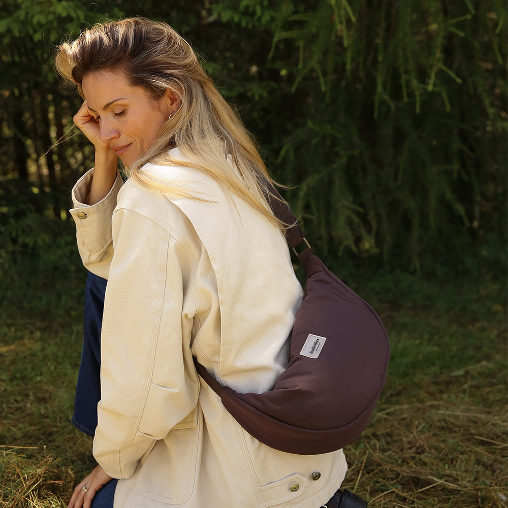 Studio Noos Gürteltasche für Erwachsene &#39;Puffy&#39; Brown