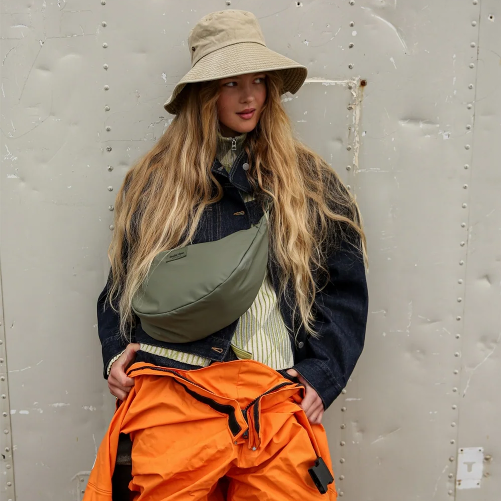 Studio Noos Gürteltasche für Erwachsene 'Rain Puffy' Grün