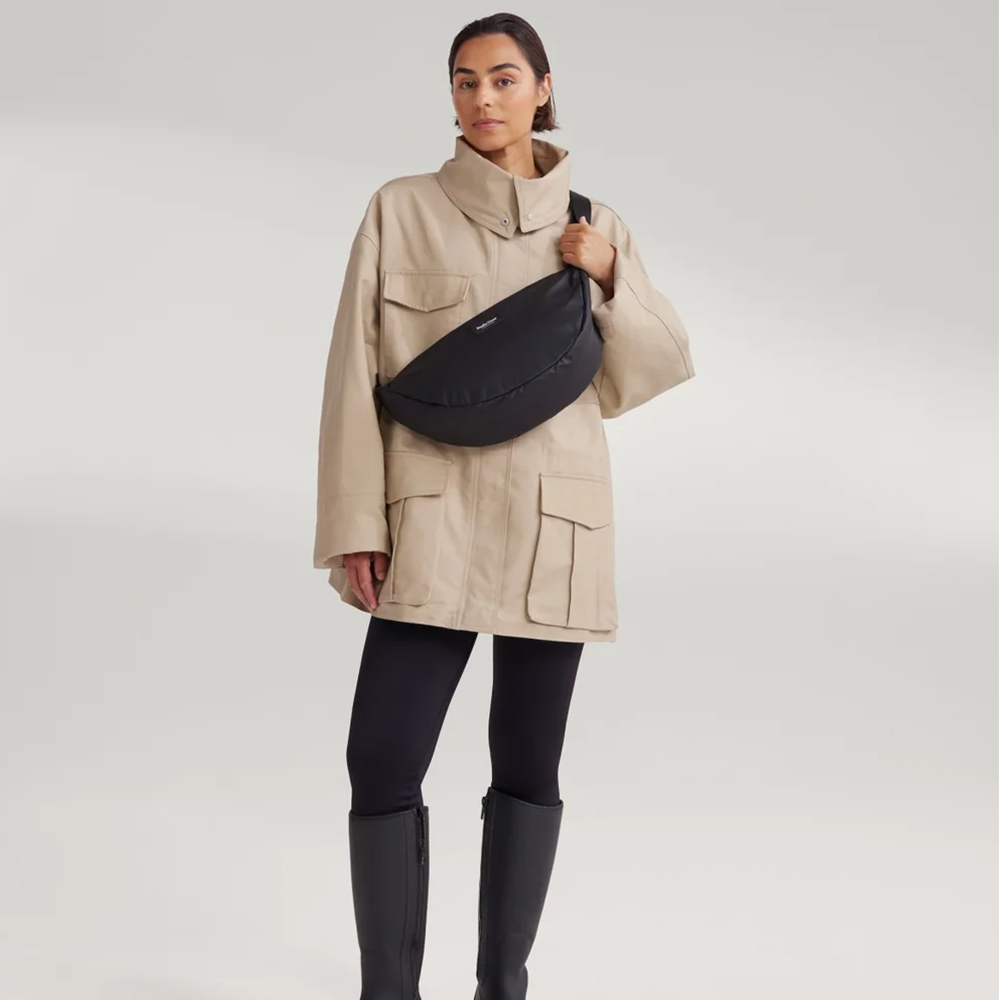 Studio Noos Gürteltasche für Erwachsene 'Rain Puffy' Schwarz