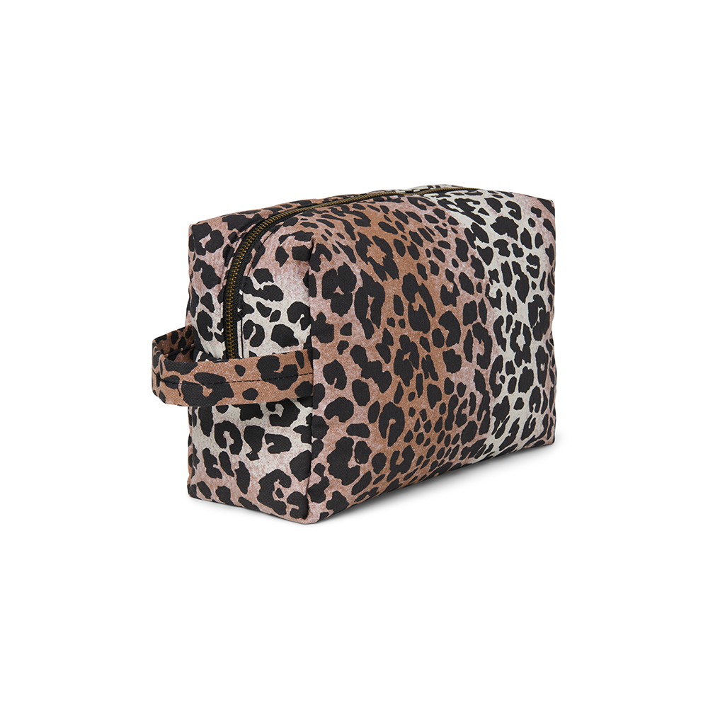 Studio Noos  Necessaire &#39;Soft Cotton&#39; Leopard Hazel