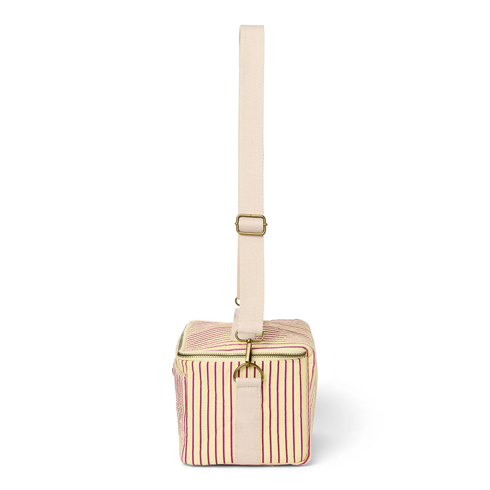 Studio Noos Kühltasche 'Poplin' Butter Yellow Striped
