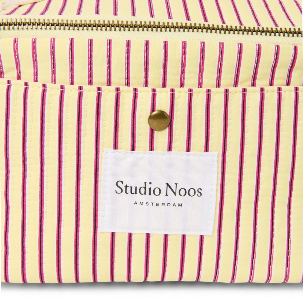 Studio Noos Kühltasche 'Poplin' Butter Yellow Striped