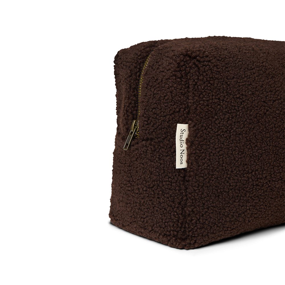 Studio Noos Necessaire 'Teddy' Chocolate