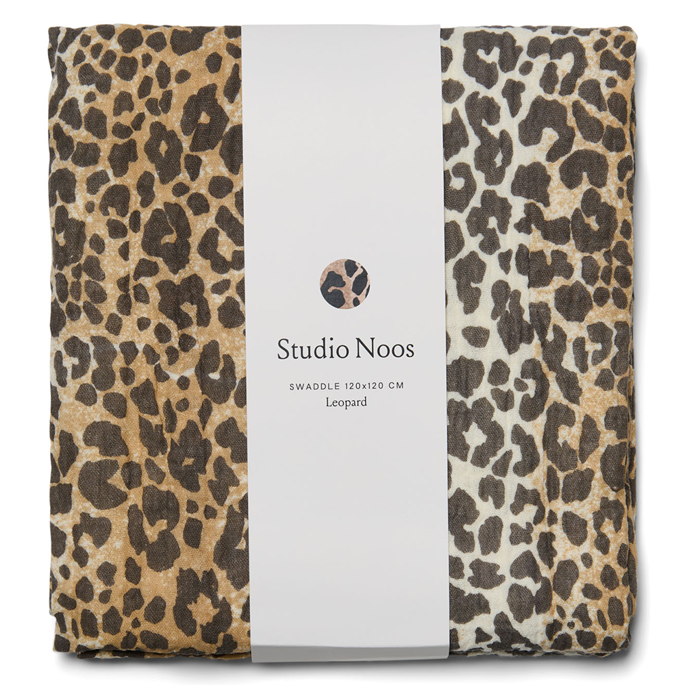 Studio Noos Swaddle  70 x 70 cm Leopard