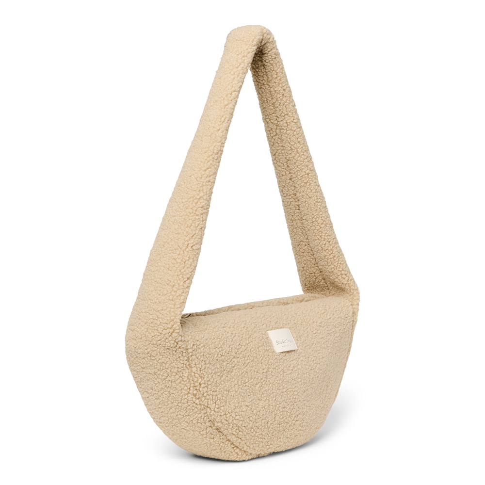 Studio Noos Mini Crossbody Bag &#39;Teddy&#39; Ecru