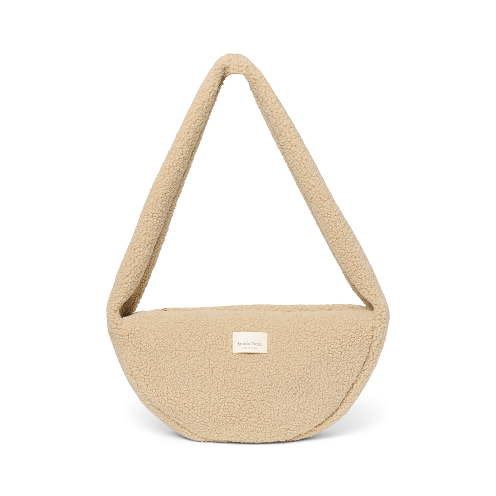Studio Noos Mini Crossbody Bag &#39;Teddy&#39; Ecru