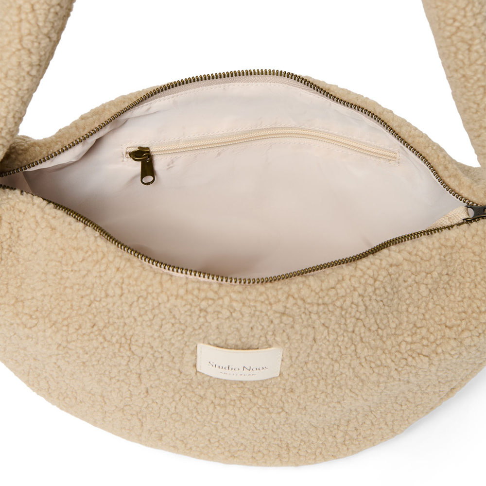 Studio Noos Mini Crossbody Bag &#39;Teddy&#39; Ecru