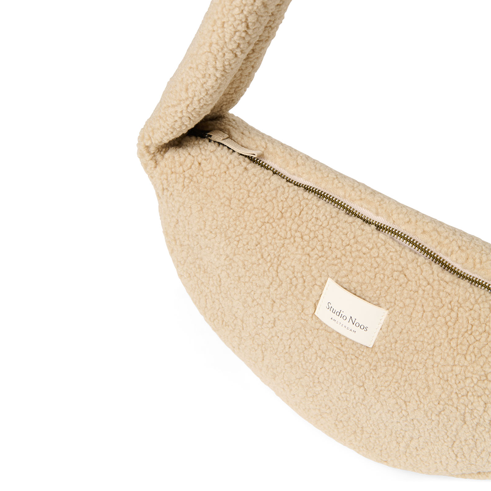 Studio Noos Mini Crossbody Bag &#39;Teddy&#39; Ecru