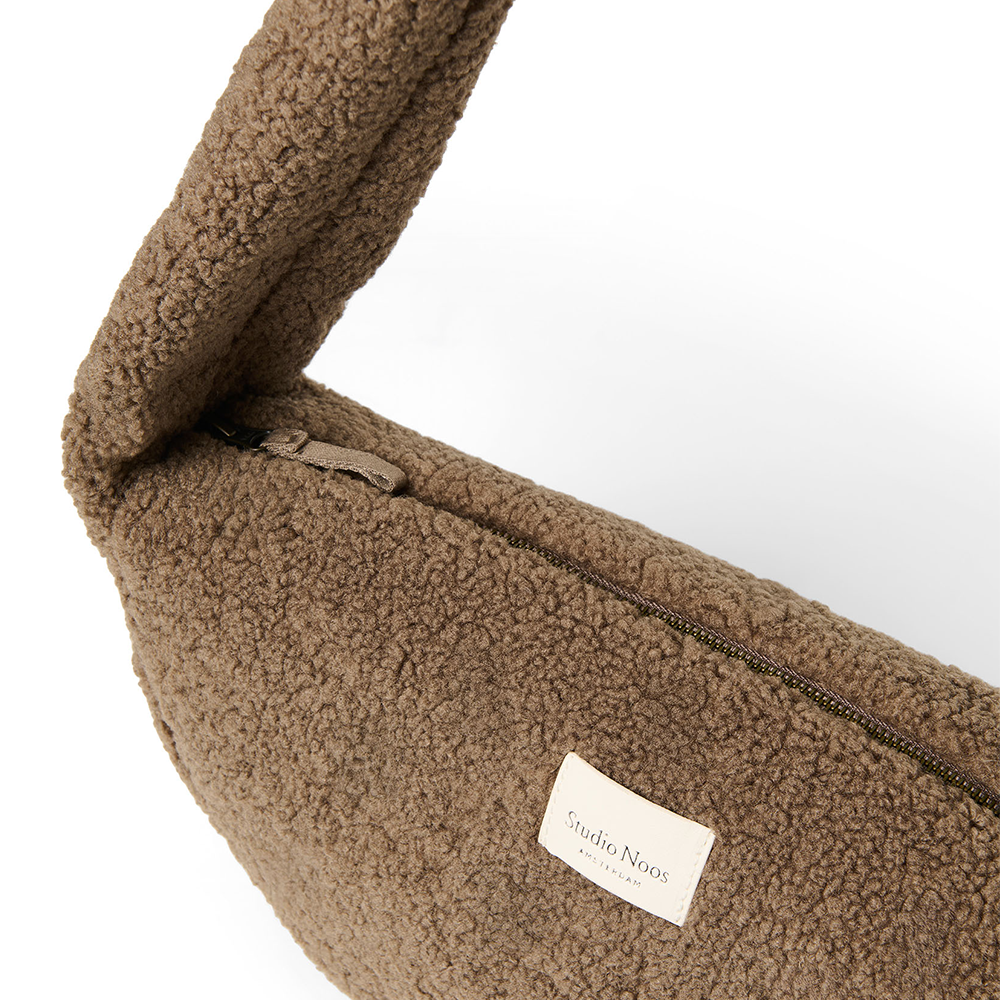 Studio Noos Mini Crossbody Bag &#39;Teddy&#39; Brown