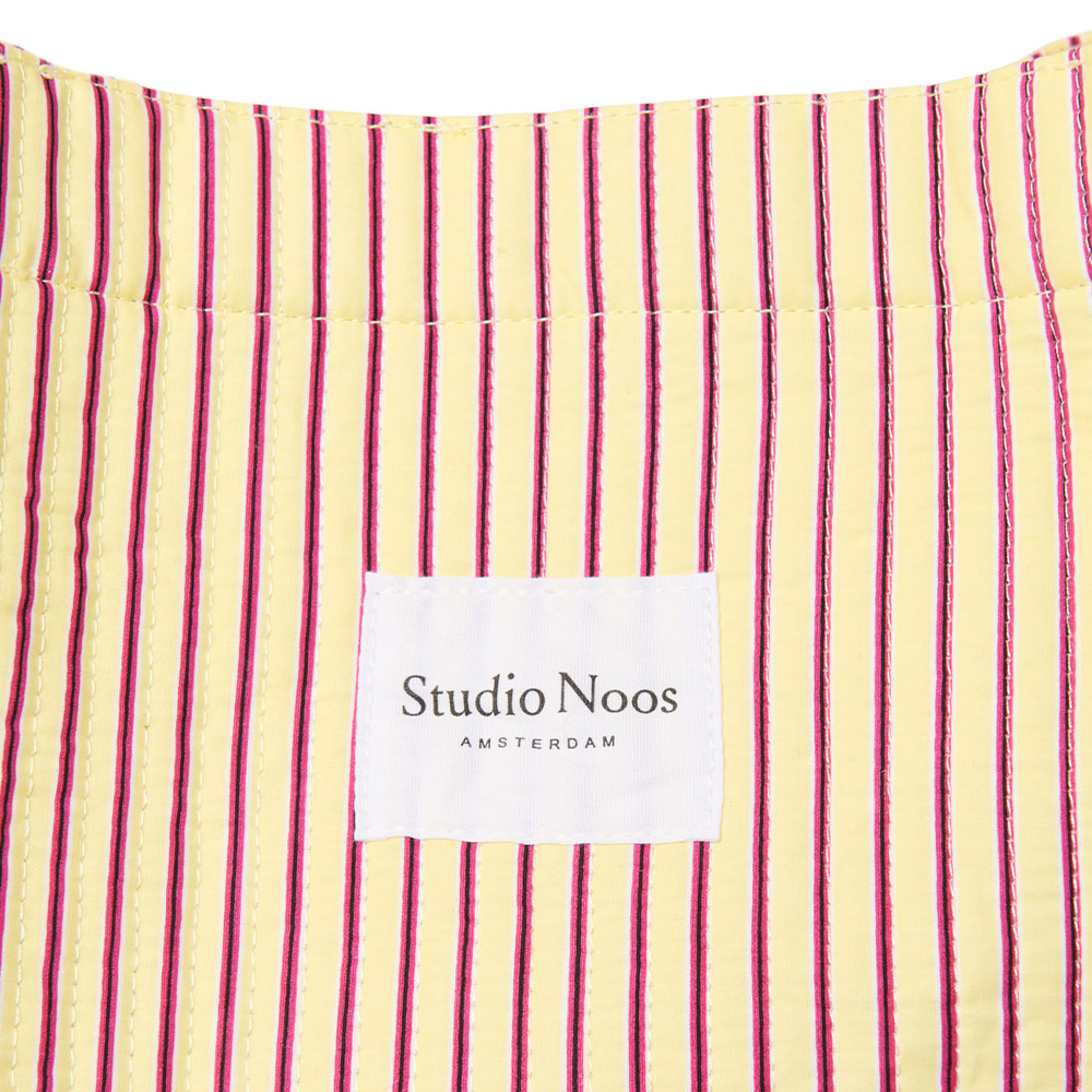 Studio Noos  Tragetasche 'Poplin Mom Bag' Butter Yellow Striped