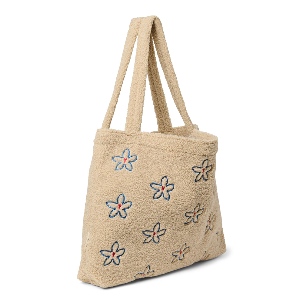 Studio Noos Tragetasche Teddy 'Flower Heart'