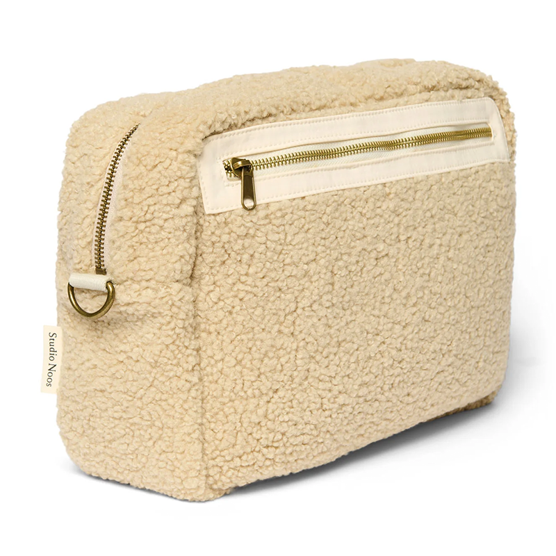Studio Noos Kinderwagen Organizer &#39;Teddy&#39; Ecru
