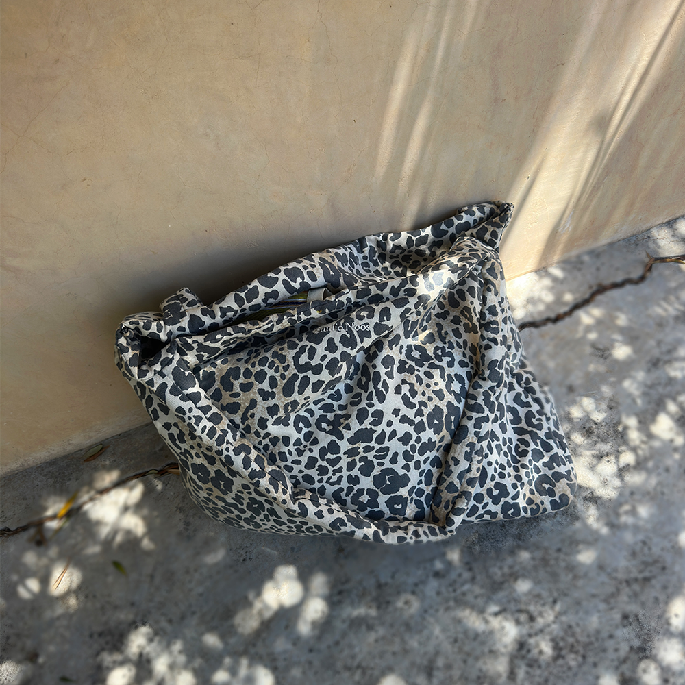 Studio Noos  Tragetasche  'Mom Bag' Soft Cotton Leopard - Online MY SNOWFLAKE