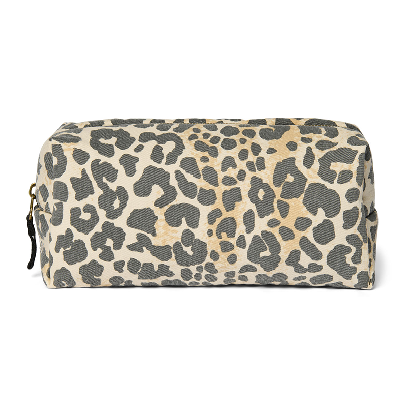 Studio Noos  Necessaire &#39;Soft Cotton&#39; Leopard