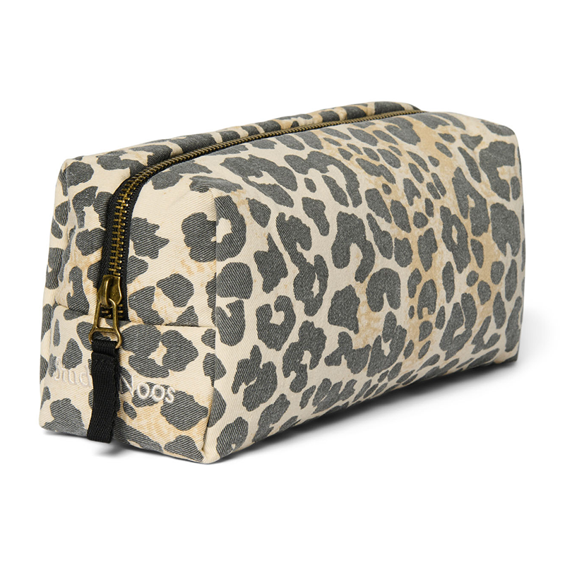 Studio Noos  Necessaire &#39;Soft Cotton&#39; Leopard