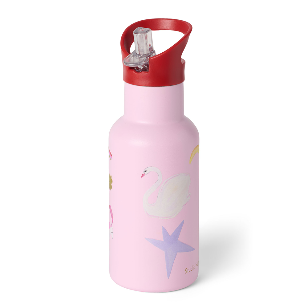 Studio Noos Edelstahl-Trinkflasche 'Fantasy Feast' 350 ml
