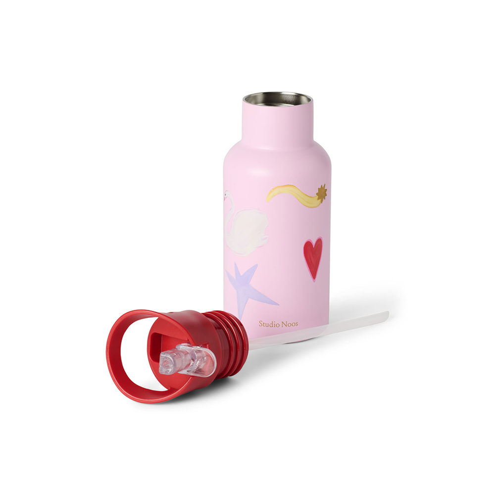 Studio Noos Edelstahl-Trinkflasche 'Fantasy Feast' 350 ml