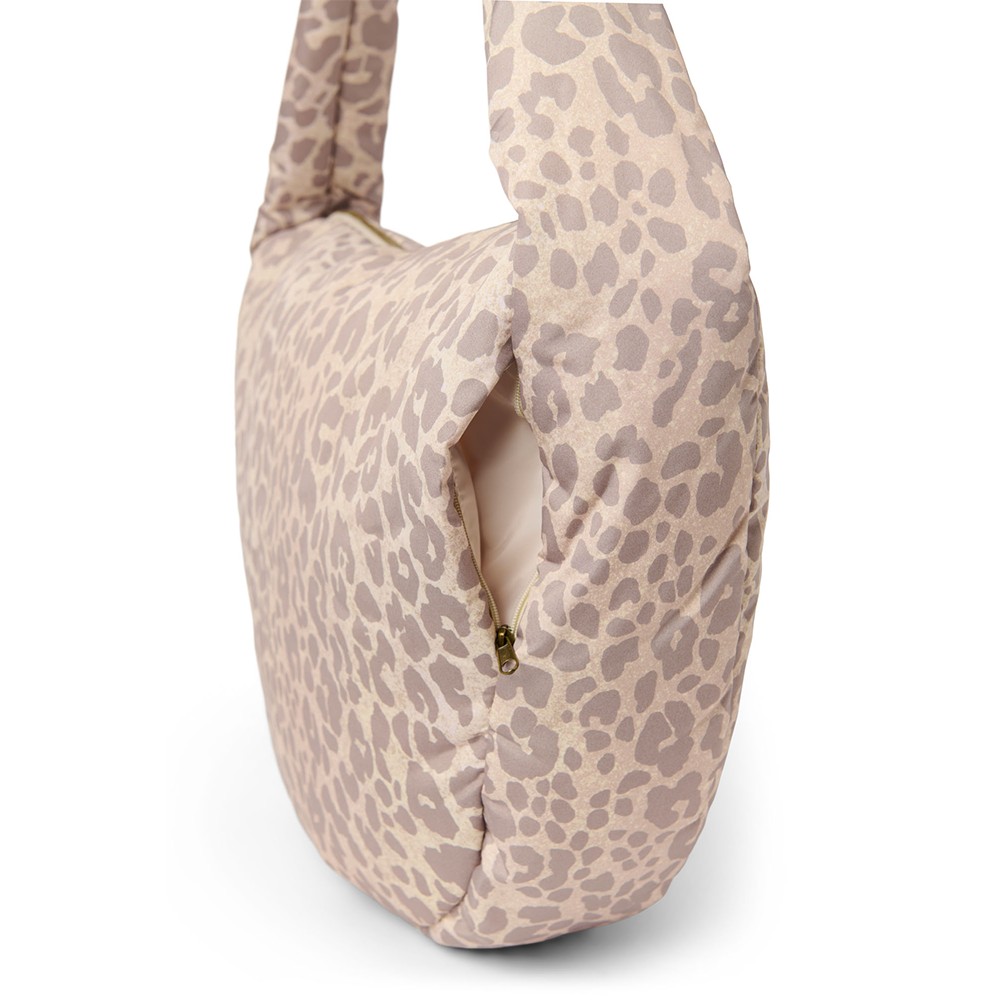 Studio Noos Mini Crossbody Bag 'Puffy' Beige Leopard
