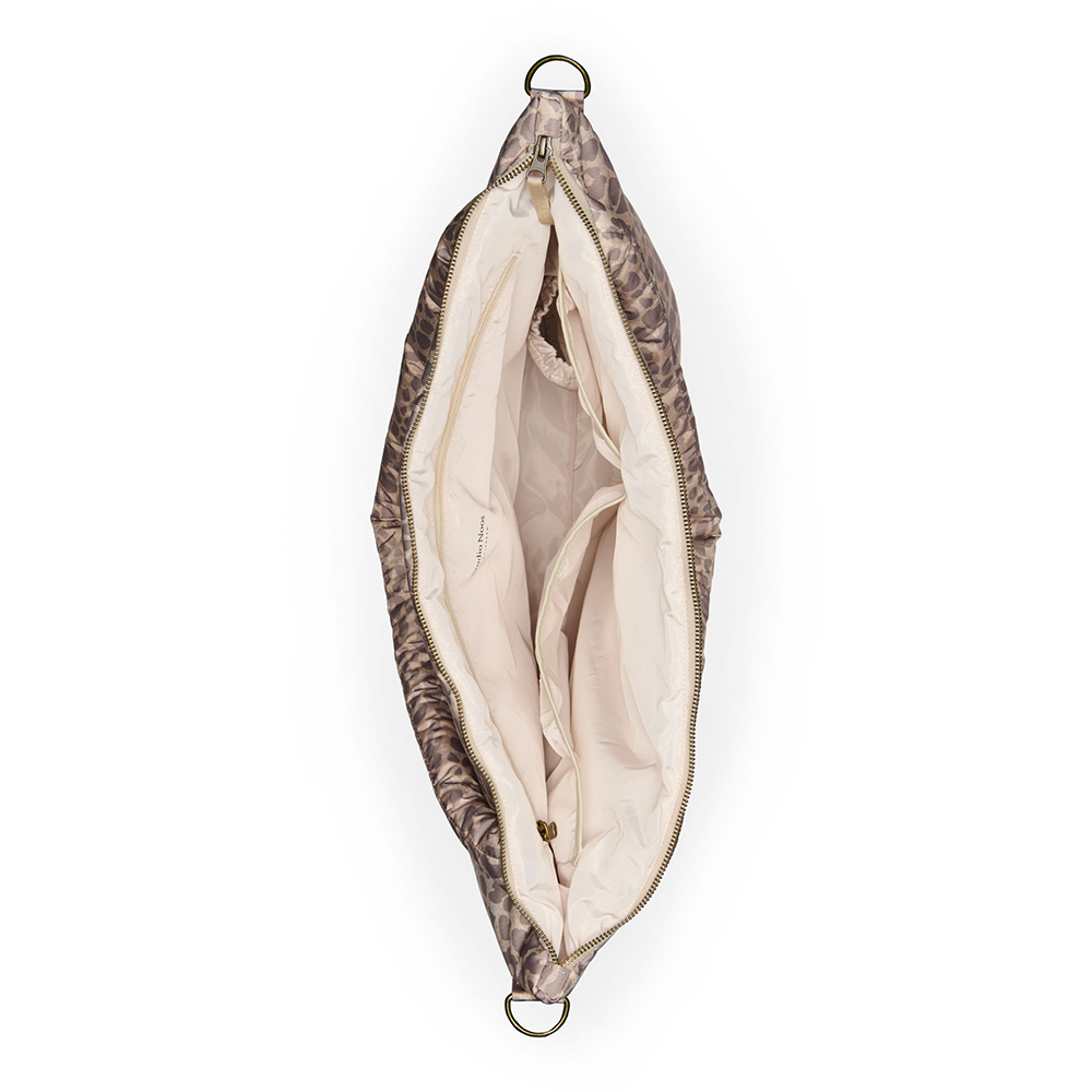 Studio Noos Diaper Bag 'Puffy' Beige Leopard