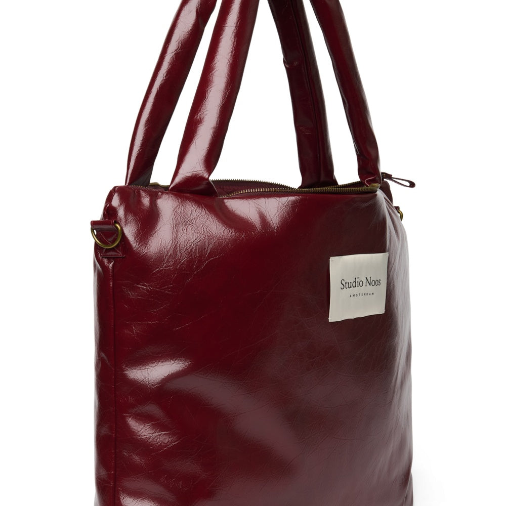 Studio Noos Wickeltasche Veganes Leder Burgundy Red