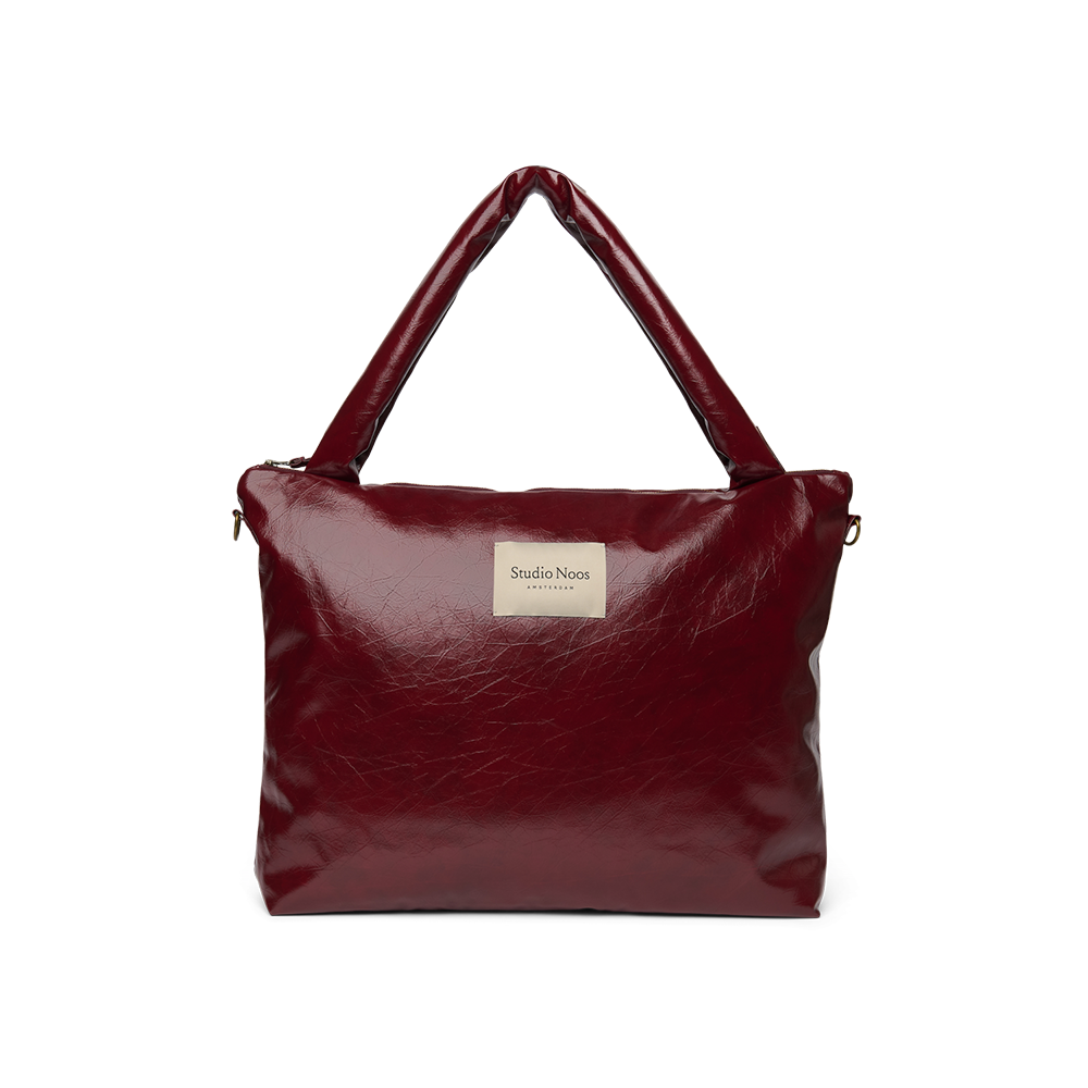 Studio Noos Wickeltasche Veganes Leder Burgundy Red