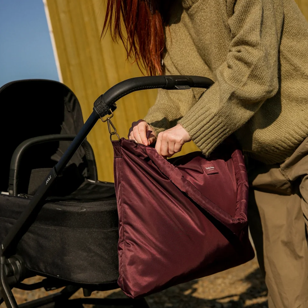 Studio Noos Wickeltasche 'Technical Puffy' Bordeaux