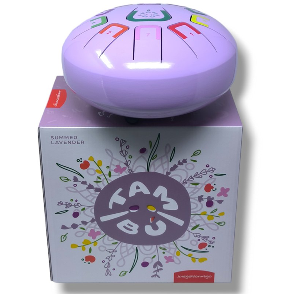 Tambú Trommel 8" mit 11 Tönen Violett