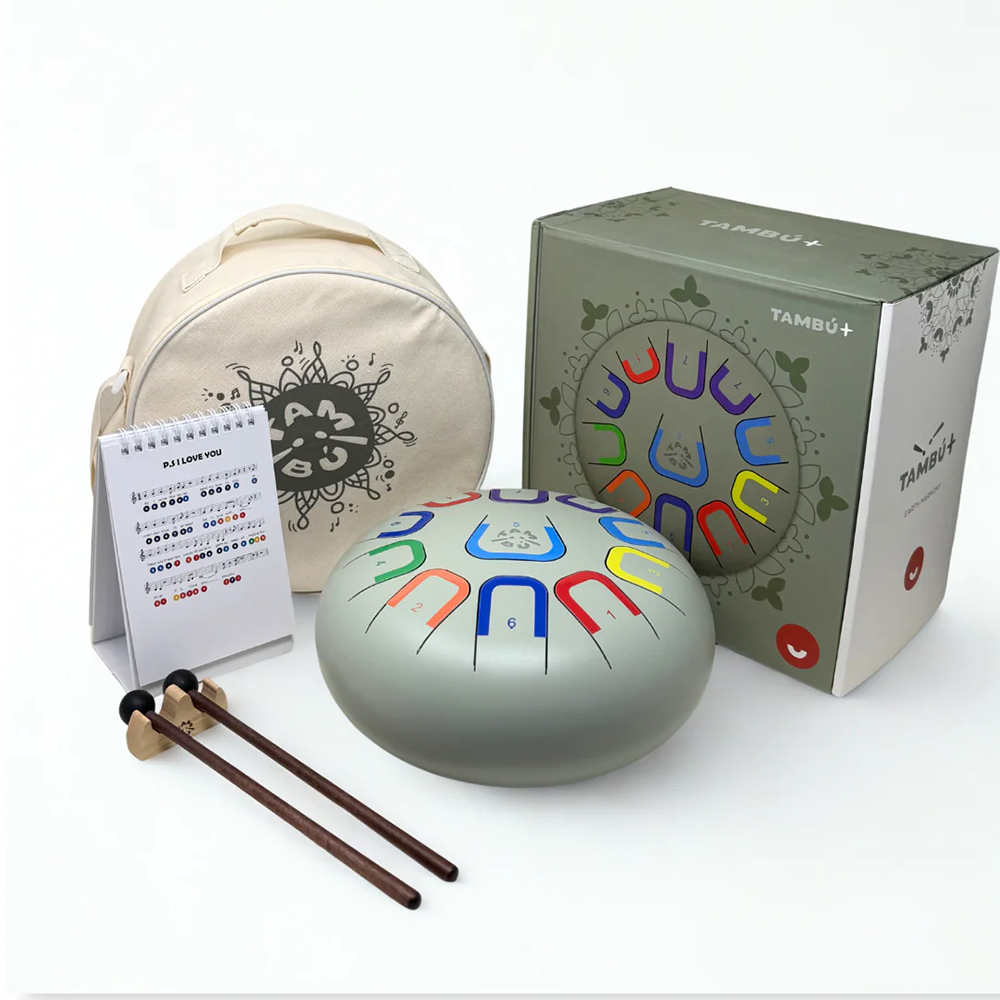 Tambú Trommel 10" mit 11 Tönen Earth Harmony
