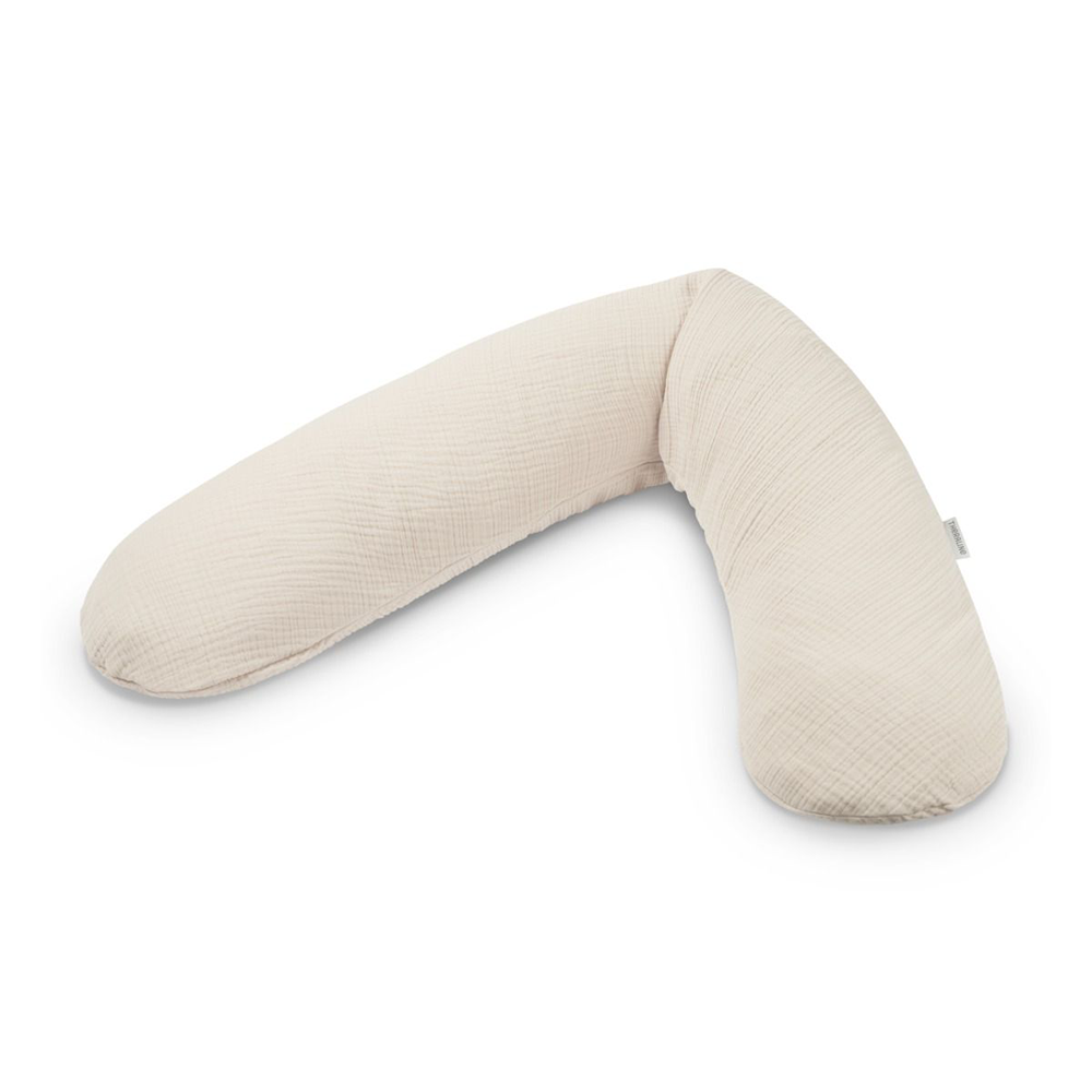 Theraline Ersatzbezug für Stillkissen Musselin Sandbeige