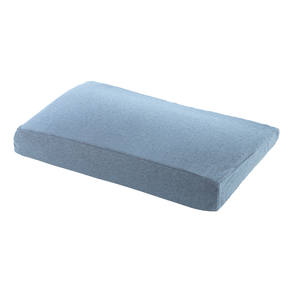 Theraline  Kinderkopfkissen inkl. Bezug 'Bamboo Collection' Melange Blau-grau - Online MY SNOWFLAKE