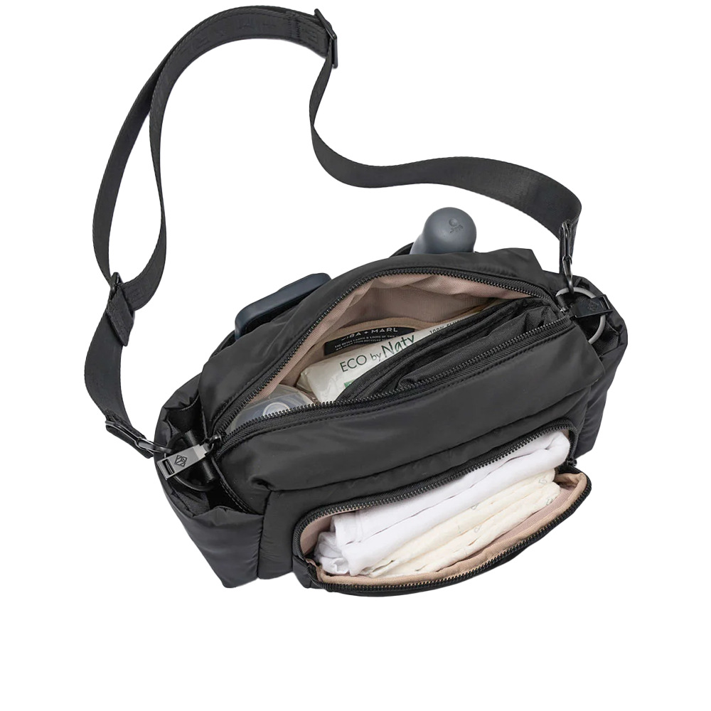 TIBA + MARL Kinderwagen Organizer 'Inka' Black Woven
