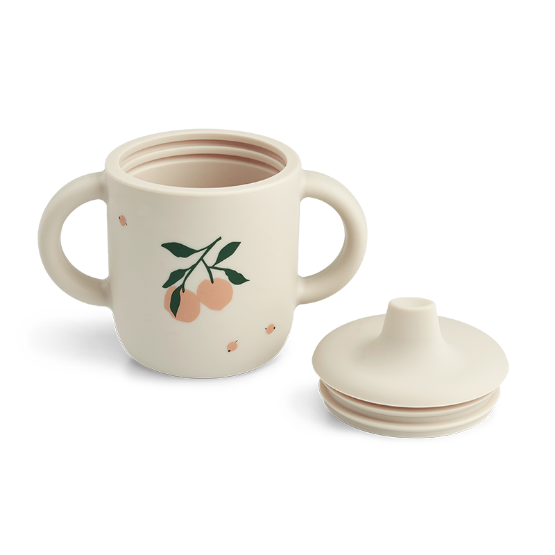 Liewood Silikon Trinkbecher &#39;Neil&#39; Peach/Sea Shell Mix