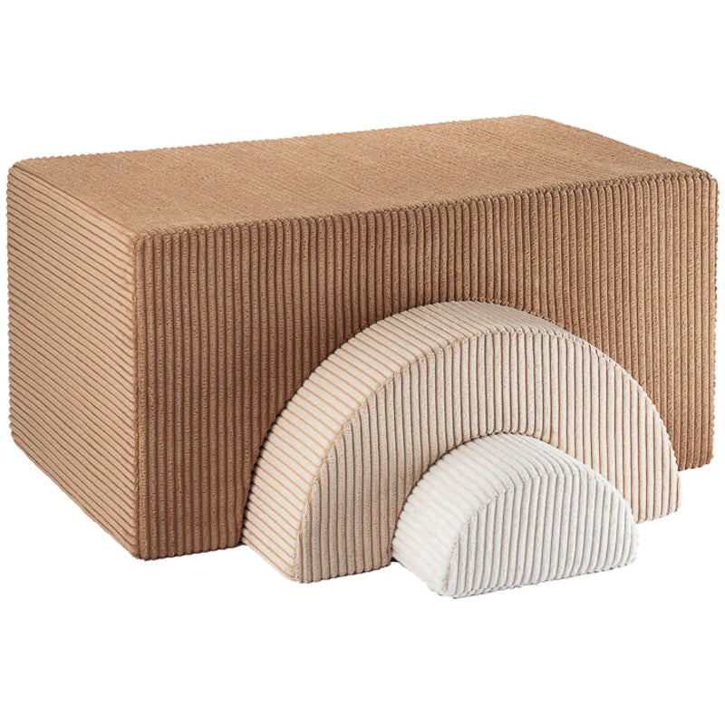 Spielset aus braunem Breitcord von Wigiwama