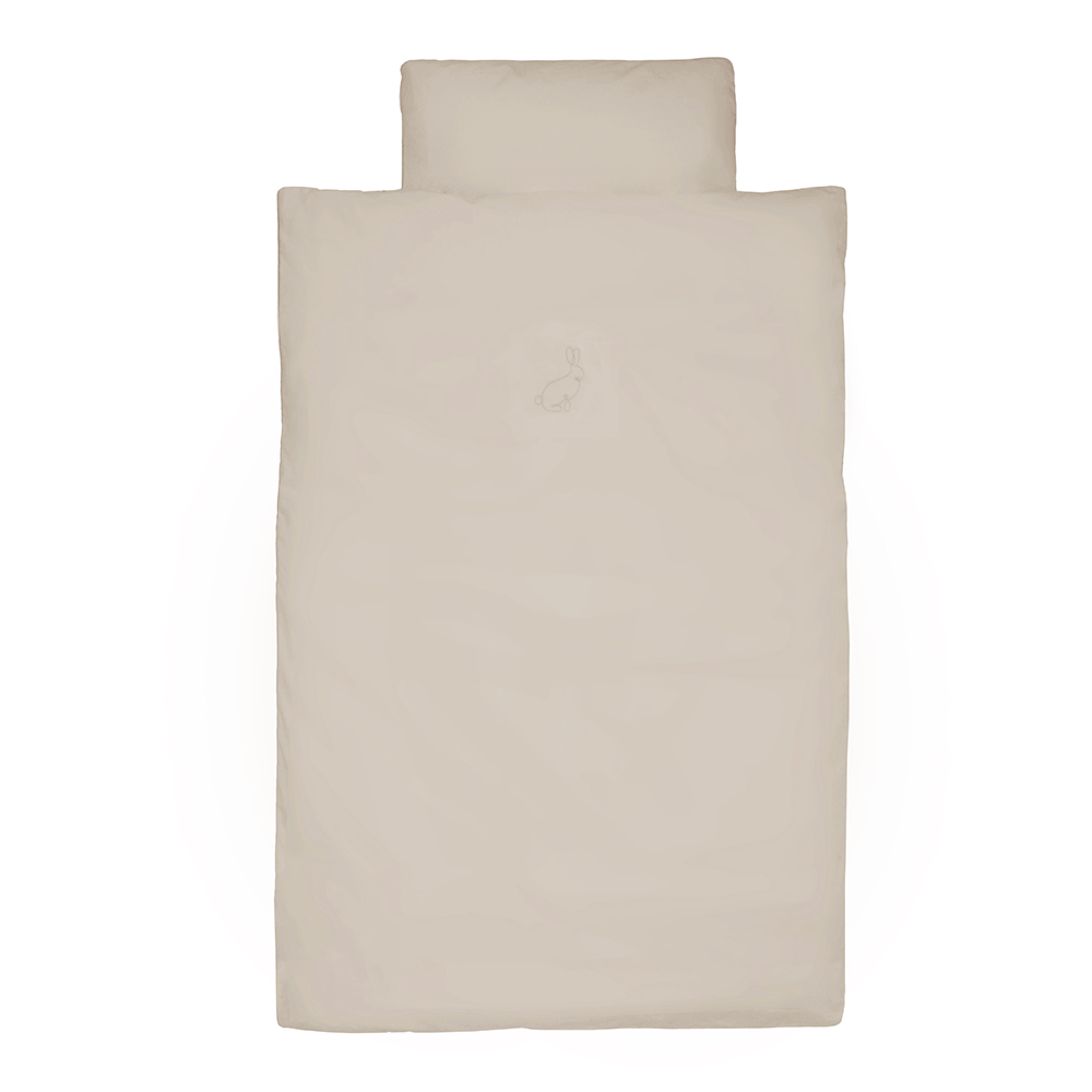 We Are Bitte Junior Bettwäsche 100 x 135 cm Bunny Clay