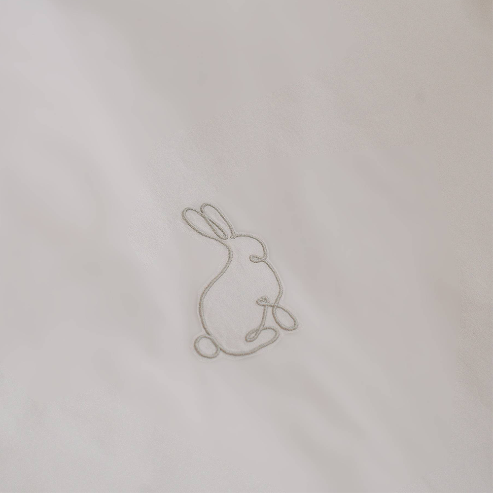 We Are Bitte parure de lit junior 100 x 135 cm Lapin Sable clair