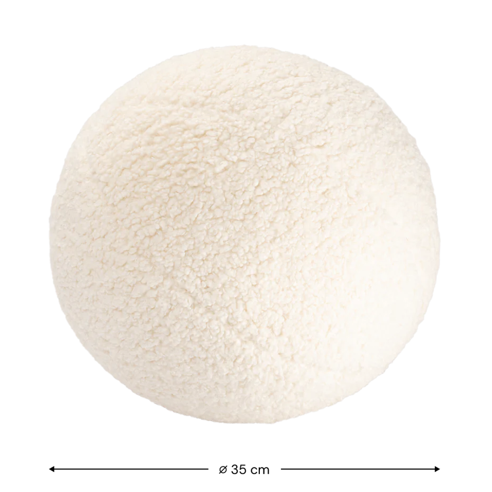 Wigiwama  Ball Kissen  Cream White