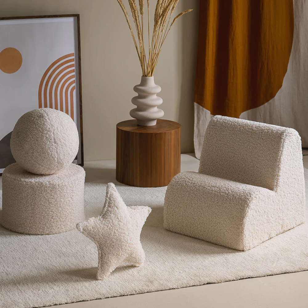 Wigiwama  Ball Kissen  Cream White