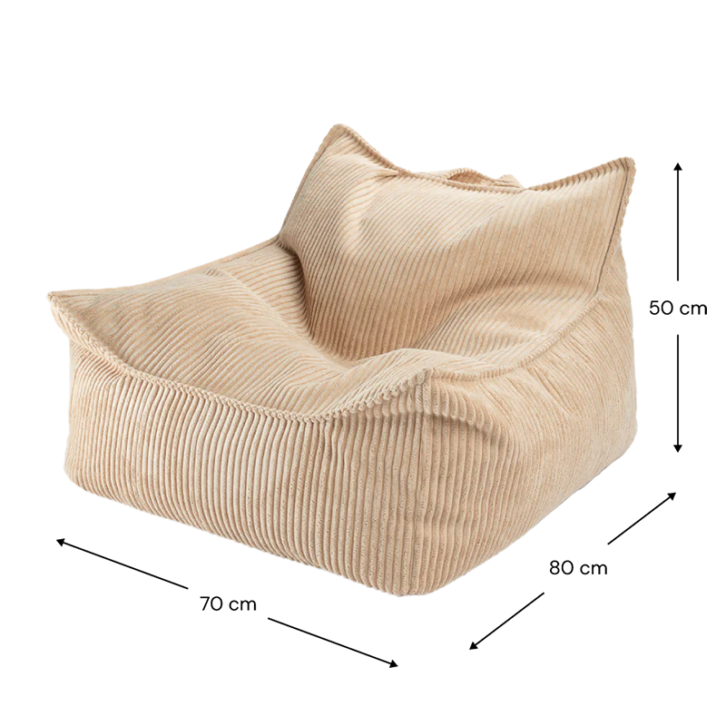 Wigiwama  Sitzsack Beanbag  Brown Sugar - Online MY SNOWFLAKE