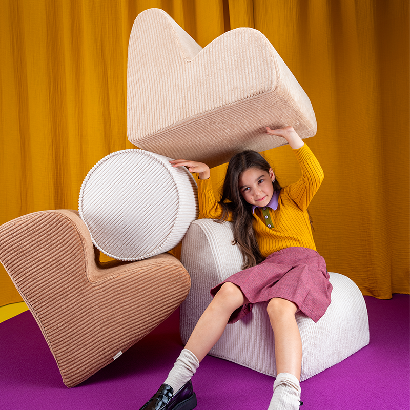Wigiwama  Kindersessel  'Cloud Chair'  Brown Sugar