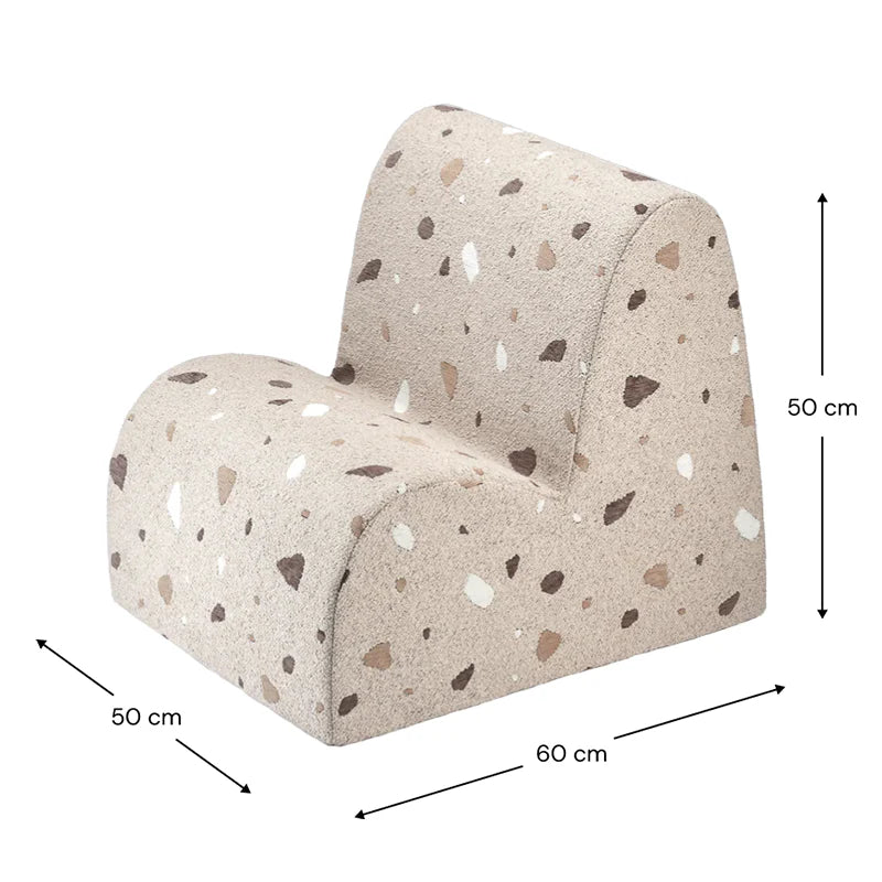 Wigiwama  Kindersessel  &#39;Terrazzo Cloud Chair&#39; Sand