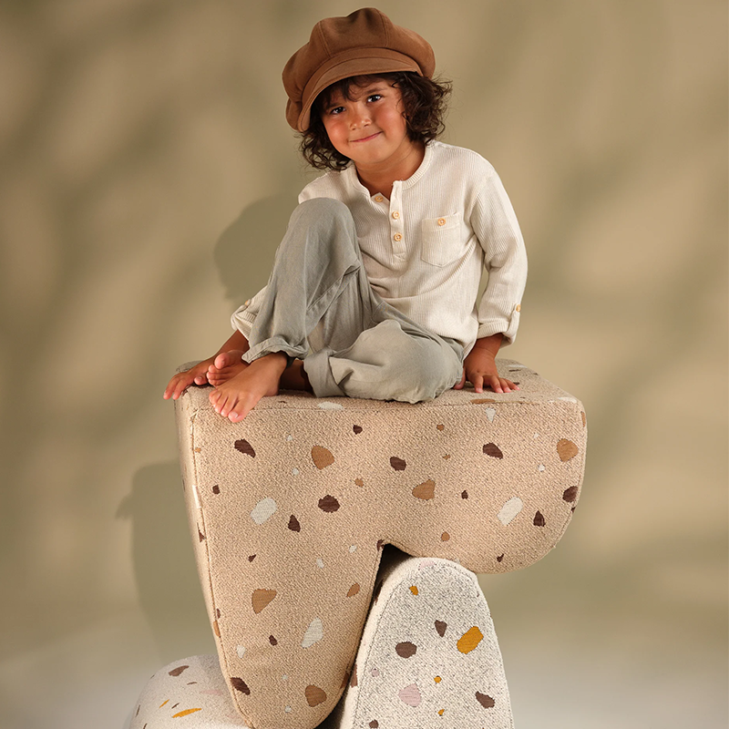Wigiwama  Kindersessel  &#39;Terrazzo Cloud Chair&#39; Sand