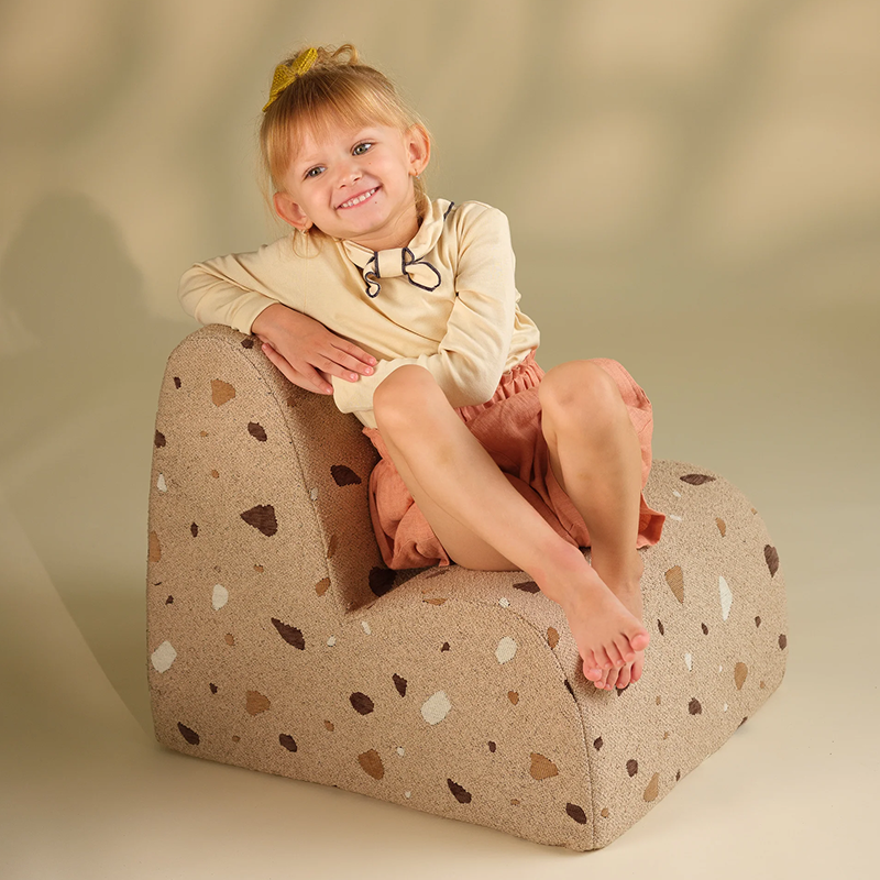 Wigiwama  Kindersessel  &#39;Terrazzo Cloud Chair&#39; Sand