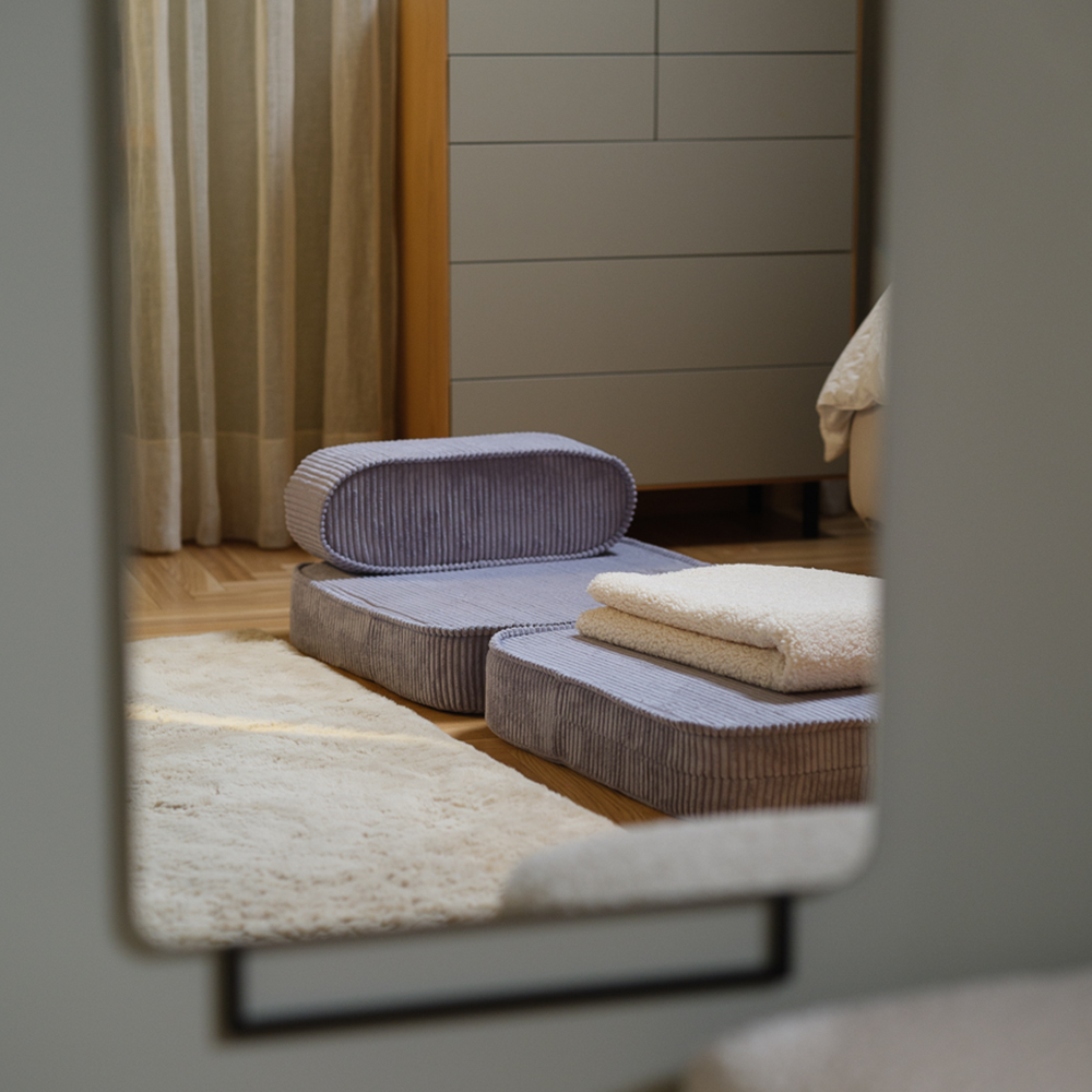 Wigiwama  Aufklappbarer Kindersessel  'Flip Chair'  Blueberry Blue