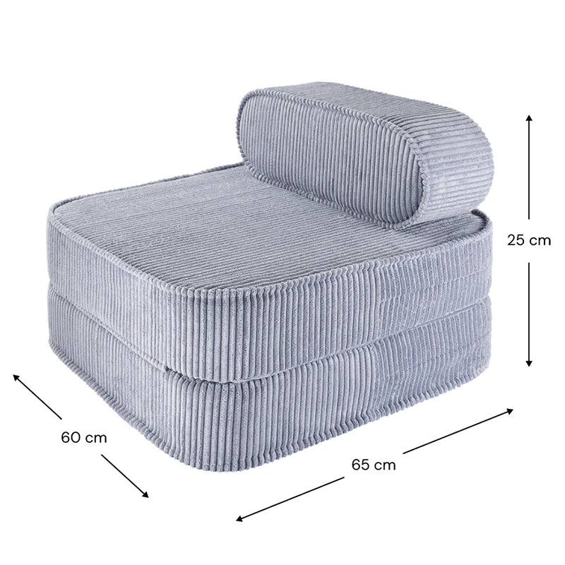 Wigiwama  Aufklappbarer Kindersessel  'Flip Chair'  Blueberry Blue