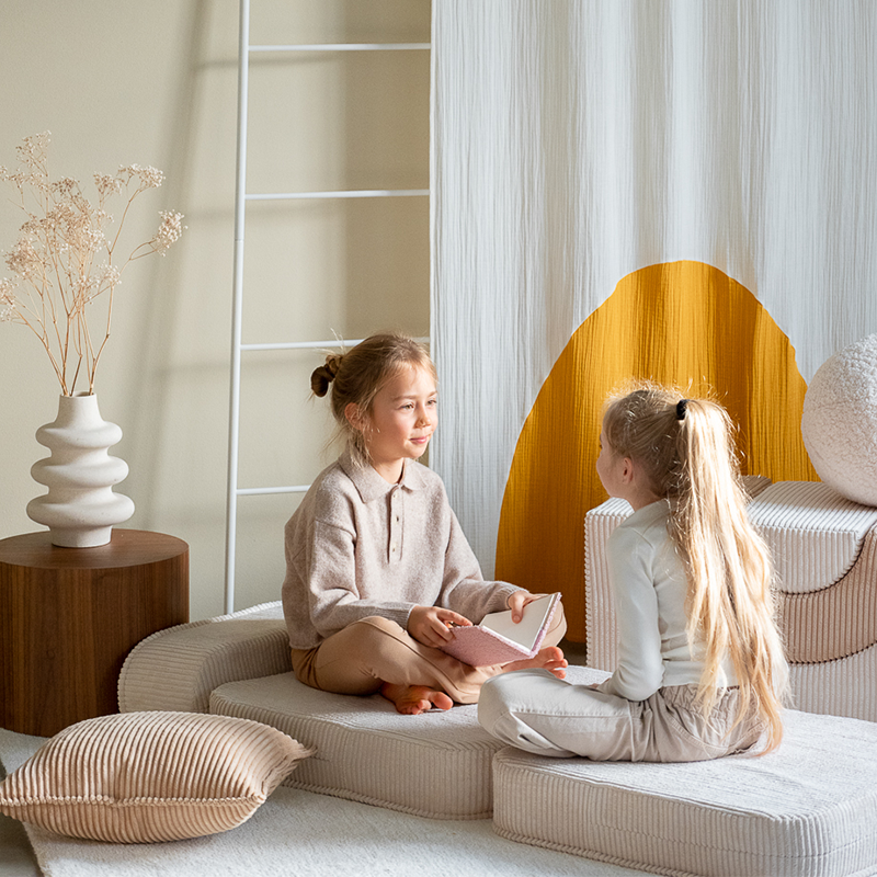 Wigiwama  Aufklappbarer Kindersessel  'Flip Chair'  Marshamllow - Online MY SNOWFLAKE