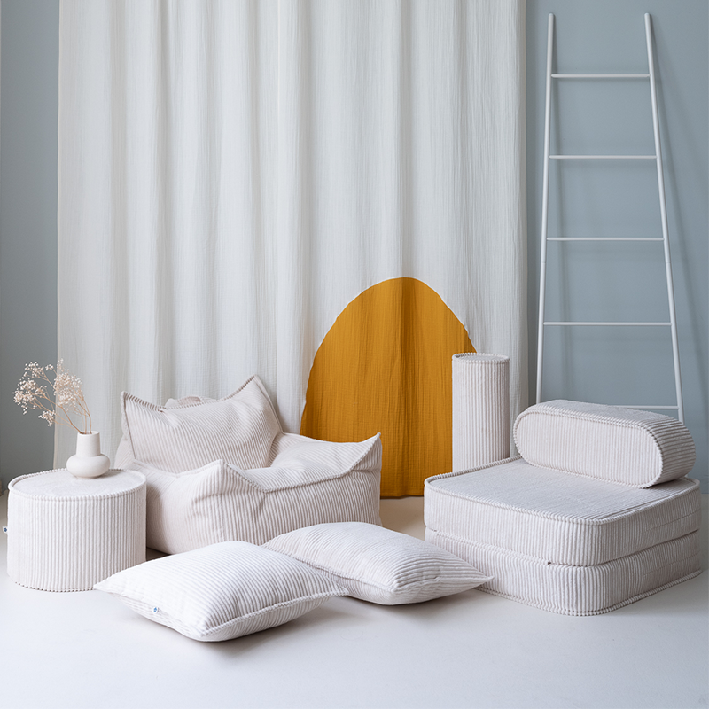 Wigiwama  Aufklappbarer Kindersessel  'Flip Chair'  Marshamllow - Online MY SNOWFLAKE