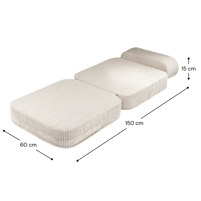 Wigiwama  Aufklappbarer Kindersessel  'Flip Chair'  Marshamllow - Online MY SNOWFLAKE
