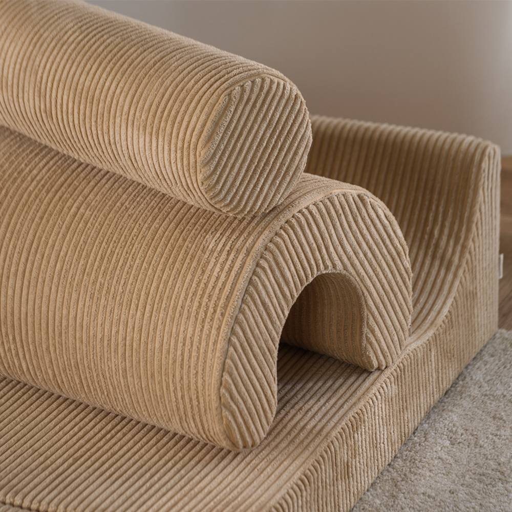 Wigiwama Aufklappbarer Kindersessel  'Flipster'  Brown Sugar