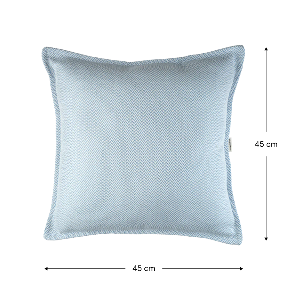 Wigiwama  Outdoor Kissen  &#39;Block&#39; Azure